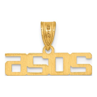 14K Yellow Gold Horizontal Pendant – view 4