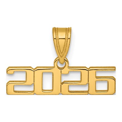 14K Yellow Gold Horizontal Pendant