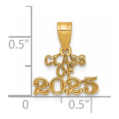 14K Yellow Gold Class of Pendant – view 5