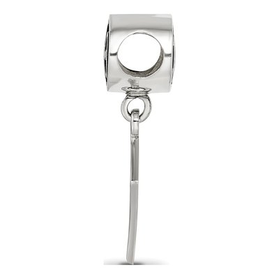 Kappa Alpha Theta Sterling Silver Sorority Greek Letters Enameled Oval Dangle Bead – view 3
