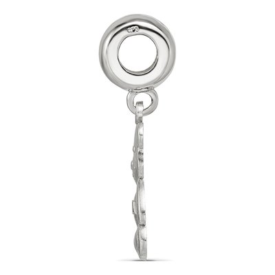 Kappa Delta Sterling Silver Teddy Bear Bead – view 3
