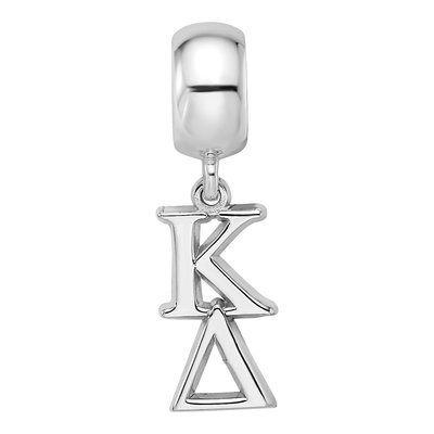 Kappa Delta Sterling Silver Letter Bead – view 4
