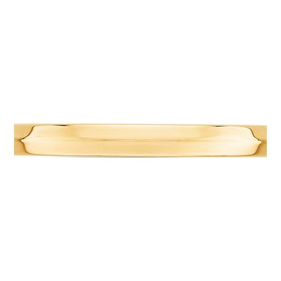14K Yellow Gold 2.5mm Knife Edge Comfort-Fit Wedding Band – view 3