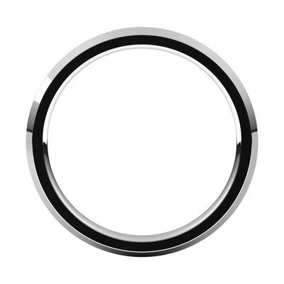Sterling Silver 2mm Comfort-Fit Knife Wedding Band – view 2
