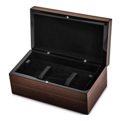 Wood Knife Display Box with Fabric Lining – view 3
