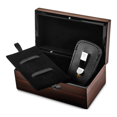 Wood Knife Display Box with Fabric Lining – view 4