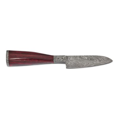 3-Piece Damascus Steel Chef Knife Set with Wood Handles – view 2