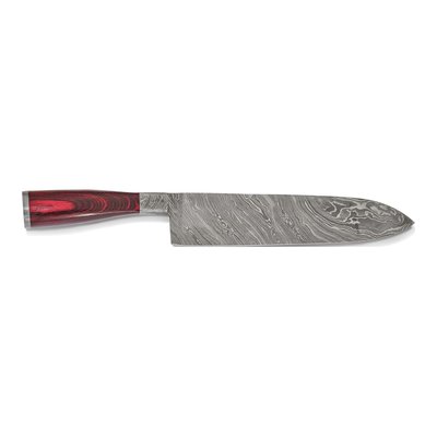 3-Piece Damascus Steel Chef Knife Set with Wood Handles – view 6