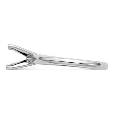 14K White Gold Solitaire Ring Mounting – view 4