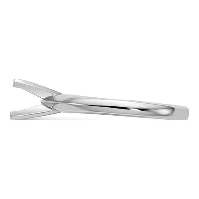 14K White Gold Round Solitaire Ring Mounting – view 3