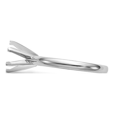 14K White Gold 6-Prong Solitaire Ring Mounting – view 3