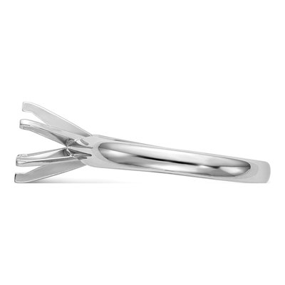14K White Gold 6-Prong Solitaire Ring Mounting – view 3