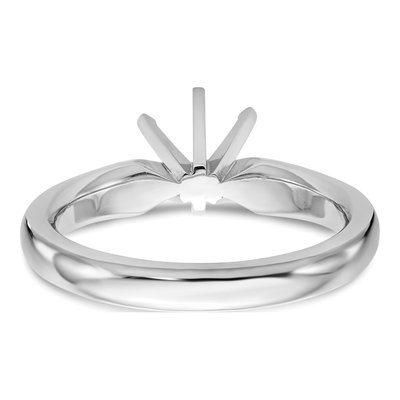 Platinum 6-Prong Comfort-Fit Ring Mounting – view 5