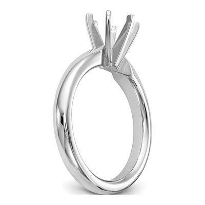 Platinum 6-Prong Comfort-Fit Ring Mounting – view 6
