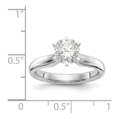 Platinum 6-Prong Comfort-Fit Ring Mounting – view 7