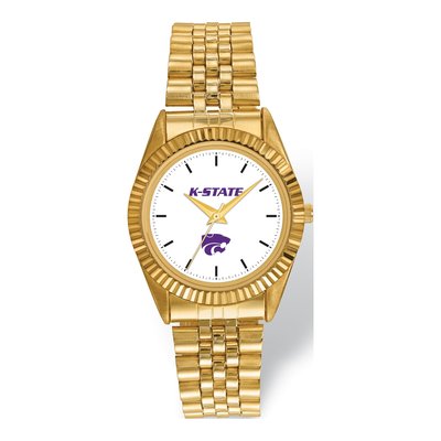 Kansas State Gold-Tone Men's Quartz Watch – view 2