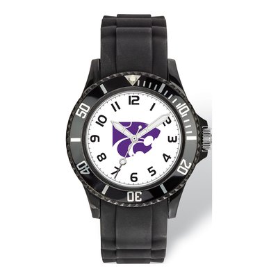 Kansas State Wildcats Silicone Strap Quartz Watch – view 2