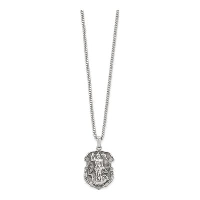 St. Michael Medal Necklace 24in – view 2