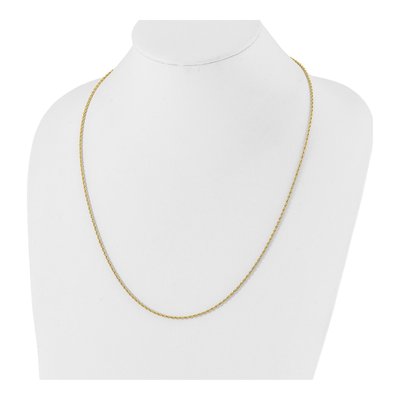 Gold-Plated 2mm French Rope Chain, 24 Inch – view 2