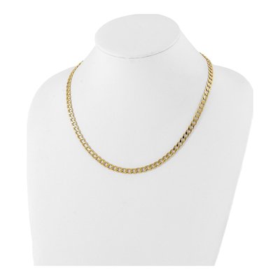 18in Gold-Plated Curb Chain Necklace – view 2