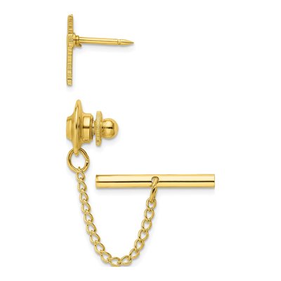 Fashion Kelly Waters Gold-Plated Polished Cross Tie Tac – view 2