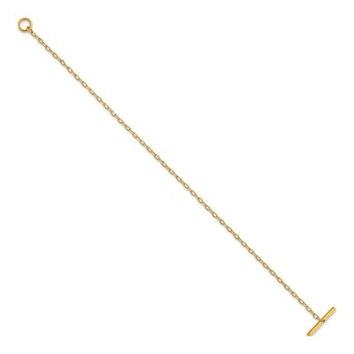 Gold-Plated Cable Link Tie Chain – view 2