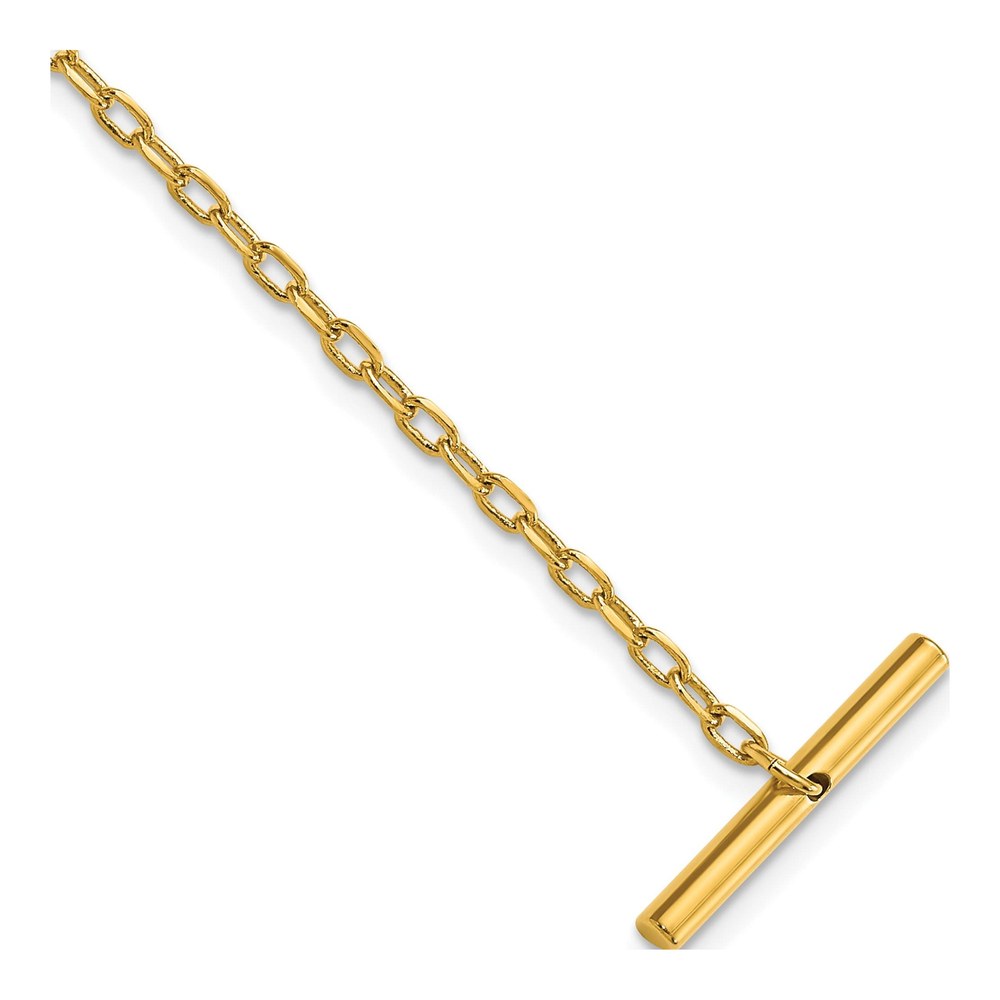 Kelly Waters Gold-Plated Cable Link Tie Chain
