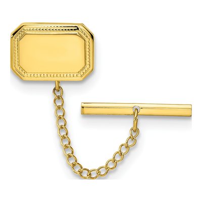 Gold-Plated Engravable Tie Tac