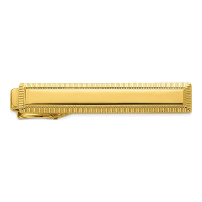 Gold-Plated Engravable Tie Bar