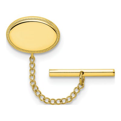 Gold-Plated Engravable Tie Tac