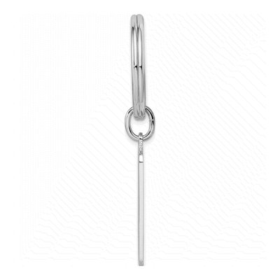 Men's Engravable Criss Cross Key Ring – view 2