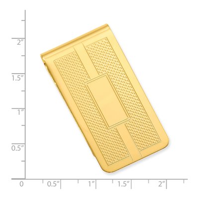 Men's Gold-Plated Engravable Money Clip – view 3