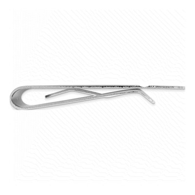 Men's Rhodium-Plated Satin Money Clip – view 2
