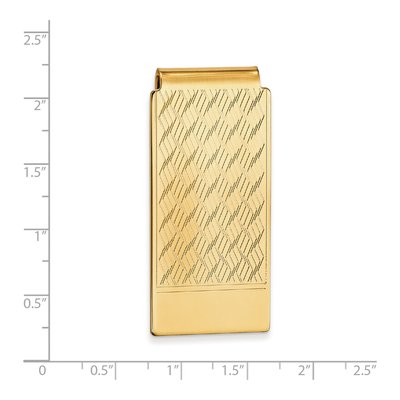 Men's Gold-Plated Woven Money Clip – view 3