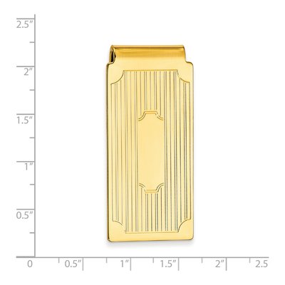 Men's Gold-Plated Hinged Money Clip – view 3