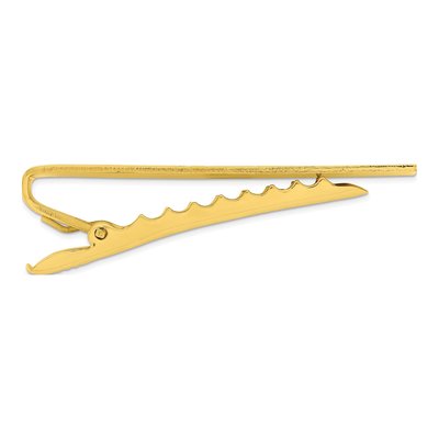 Gold-Plated Engravable Tie Bar – view 2