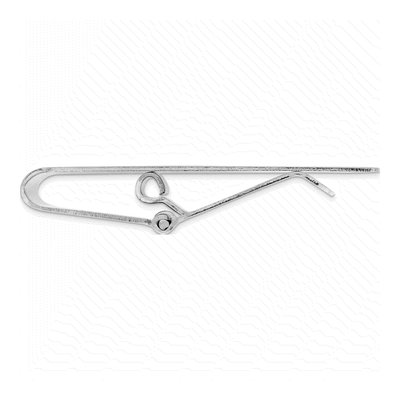 Rhodium-Plated Engravable Money Clip – view 2