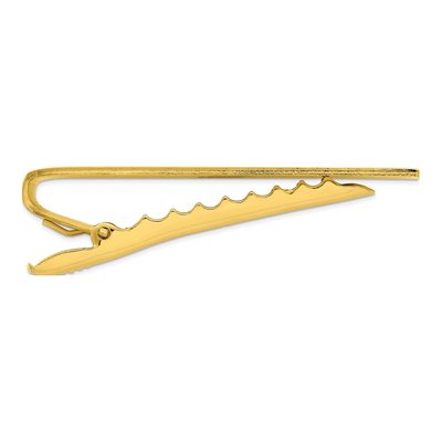 Men's Gold-Plated Engravable Tie Bar – view 2