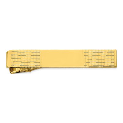 Men's Gold-Plated Engravable Tie Bar