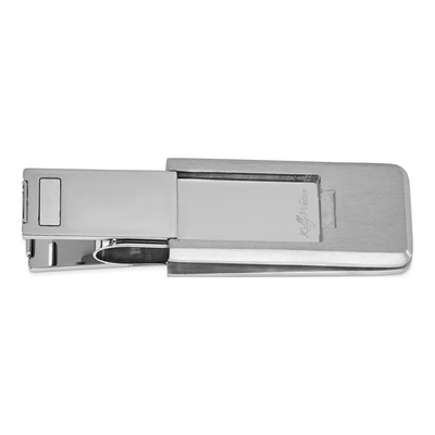 Stainless Steel Flip Money Clip – view 3