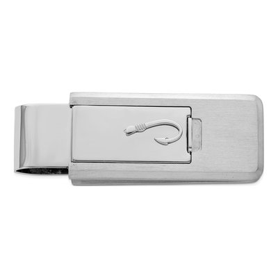 Steel Fish Hook Flip Money Clip