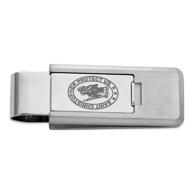 St. Christopher Flip Money Clip