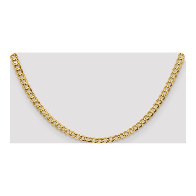 14K Yellow Gold 4.7mm Flat Cuban Chain – view 4