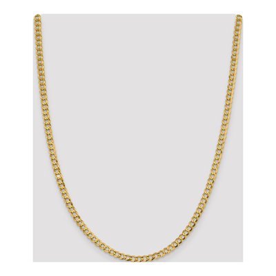 14K Yellow Gold 4.7mm Flat Cuban Chain – view 4
