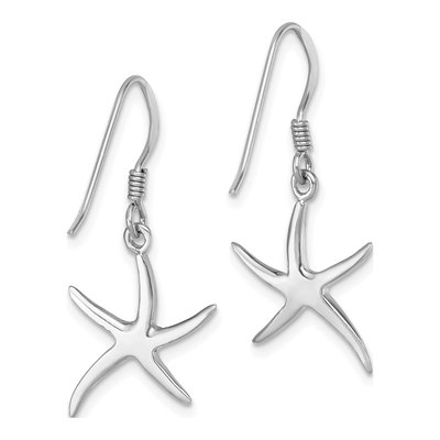Sterling Silver Starfish Dangle Earrings – view 5