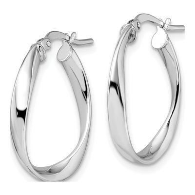 14K Yellow Gold Hoop Earrings – view 3