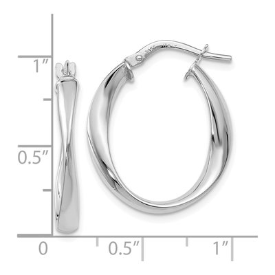 14K Yellow Gold Hoop Earrings – view 5