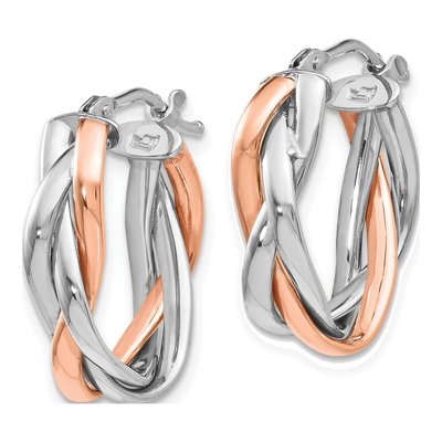14K Yellow Gold Hoop Earrings – view 3