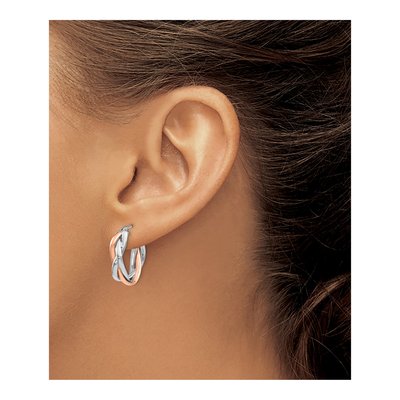 14K Yellow Gold Hoop Earrings – view 4