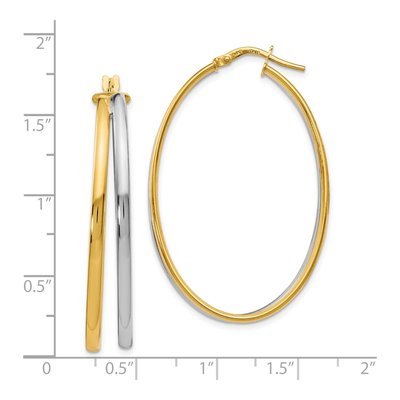14K Yellow Gold Hoop Earrings – view 5